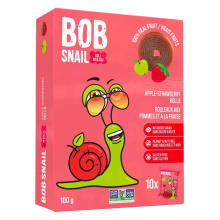 Bob Snail No Added Sugar Fruit Rolls Apple-Strawberry, 10 Packs