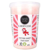 Candy Crate Organic Dye-Free Cotton Candy Candy Cane, 60g