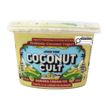 The Coconut Cult Probiotic Coconut Yogurt Banana Cream Pie, 118mL