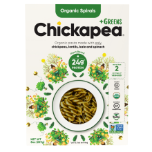 Chickapea +Greens Organic Spirals, 227g