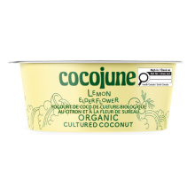 Cocojune Organic Cultured Coconut Yogurt Lemon Elderflower, 114g