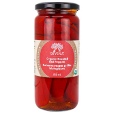 Divina Organic Roasted Red Peppers, 450ml