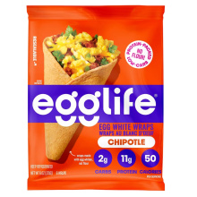 Egglife 7” Flourless Egg White Wraps Chipotle, 6 Wraps