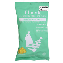 Flock Chicken Skin Crisps Ranch, 113 g
