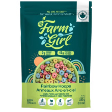 Farm Girl High-Protein Cereal Rainbow Hoops, 280 g
