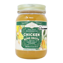 FOND Pasture-Raised Chicken Bone Broth Lemon, Garlic & Radish, 414 mL
