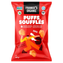 Frankie’s Organic Gluten-Free Oven-Baked Puffs BBQ, 140g