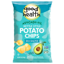 Good Health Avocado Oil Sea Salt Kettle Style Potato Chips, 142g