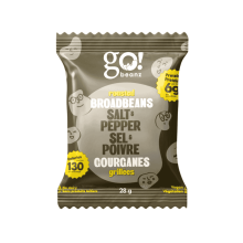 Go! Beanz High Protein Roasted Broadbeans Snack Salt & Pepper, 28g