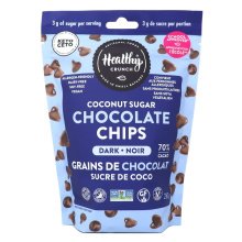 Healthy Crunch Vegan Dark Chocolate Chips With Coconut Sugar, 283g