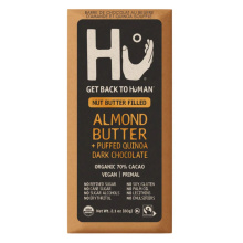 Hu Kitchen Almond Butter & Puffed Quinoa Chocolate Bar, 60g