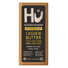 Hu Kitchen Cashew Butter & Pure Vanilla Bean Dark Chocolate Bar, 60g