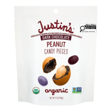 Justin’s Organic Dark Chocolate Peanut Candy Pieces, 128g