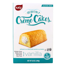 Katz Gluten-Free Creme Cakes Vanilla, 6 Pack