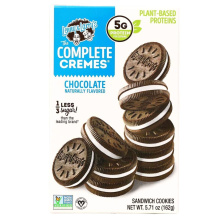 Lenny & Larry’s Complete Cremes Vegan Protein Sandwich Cookies Chocolate, 162g