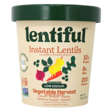 Lentiful Instant Lentils Low Sodium Vegetable Harvest, 57 g