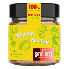 Les Savoureux Sugar-Free Seasoning Mexican, 90g