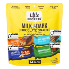 Little Secrets Milk & Dark Chocolates Variety Pack, 14 Bars