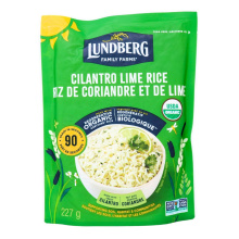Lundberg 90-Seconds Microwavable Regenerative Organic Cilantro Lime Rice, 227g