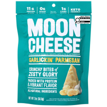 Moon Cheese Crunchy Cheese Snack Garlic Parmesan, 56.6g