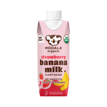 Mooala Organic Plant-Based Bananamilk Strawberry, 237mL