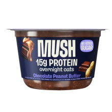 MUSH Protein Overnight Oats Chocolate Peanut Butter, 156g