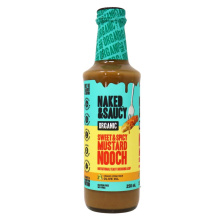 Naked & Saucy Organic Vegan Nutritional Yeast Dressing Sweet & Spicy Mustard Nooch, 250ml