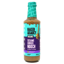 Naked & Saucy Organic Vegan Nutritional Yeast Dressing Sesame Ginger Nooch, 250ml
