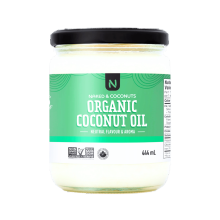 Naked Coconuts Organic Unscented Coconut Oil, 444 mL