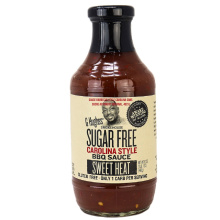 G Hughes Sugar-Free Carolina Style BBQ Sauce Sweet Heat, 482g
