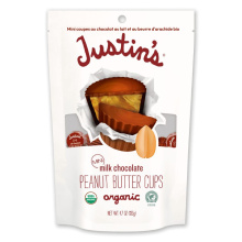Justin's Organic Mini Milk Chocolate Peanut Butter Cups, 133g