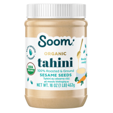 Soom Foods Organic Roasted & Ground Sesame Tahini, 453g