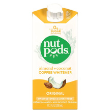 Nutpods Unsweetened & Dairy-Free Almond + Coconut Creamer Original, 330mL