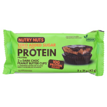 Nutry Nuts Zero Added Sugar Protein Dark Choc Peanut Butter Cups, 2 cups