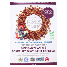 One Degree Organic Gluten-free Sprouted Cinnamon Oat O’s, 227g