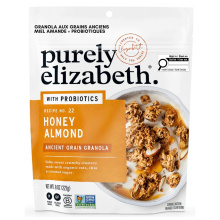 Purely Elizabeth Ancient Grain Granola Honey Almond + Probiotics, 227g