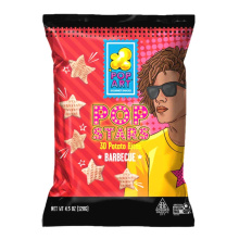 Pop Art Gourmet Pop Stars 3D Potato Bites Barbecue, 128g