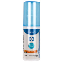 Progressive Vitamin D3 1,000 IU Spray Natural Orange Flavour, 58ml