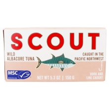 Scout Canning Wild Albacore Tuna, 150g