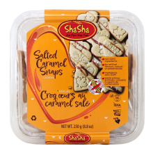 ShaSha Co. Snap Cookies Salted Caramel, 250g