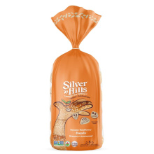 Silver Hills Organic Sprouted Whole Grain Bagel Sesame Sunflower, 5 Bagels