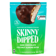 Skinny Dipped Dark Chocolate Coconut Almond Bites, 90g