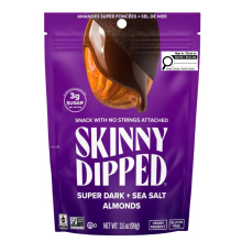 Skinny Dipped Almonds Super Dark + Sea Salt, 99g