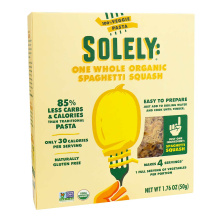 Solely Organic Low-Carb 100% Spaghetti Squash Pasta, 50g