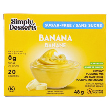 Simply Desserts Sugar-Free Instant Pudding Banana, 48g
