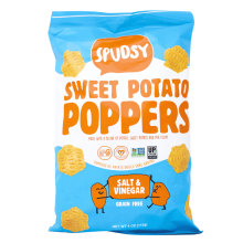 Spudsy Grain Free Sweet Potato Poppers Salt & Vinegar, 113g