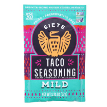 Siete Taco Seasoning Mild, 37g