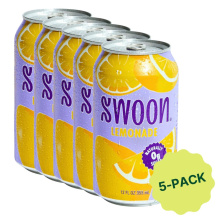 Swoon Sugar-Free Classic Lemonade 5-Pack, 355 ml Each