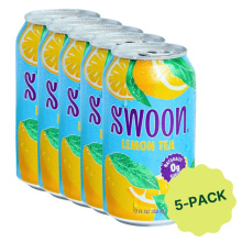 Swoon Sugar-Free Lemon Tea 5-Pack, 355 ml Each