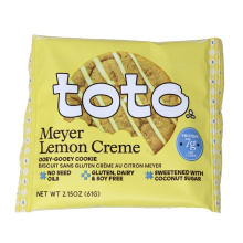 Toto Gluten-Free Protein Cookie Meyer Lemon Creme, 61g